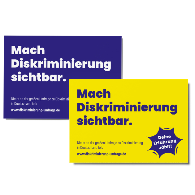 Postkarte – Mach Diskriminierung sichtbar
