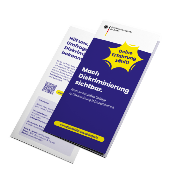 ADS Flyer zur Umfrage Flyer zur Umfrage