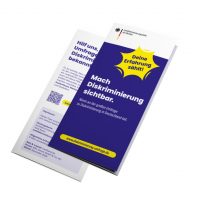 Flyer mit Informationen zur Umfrage